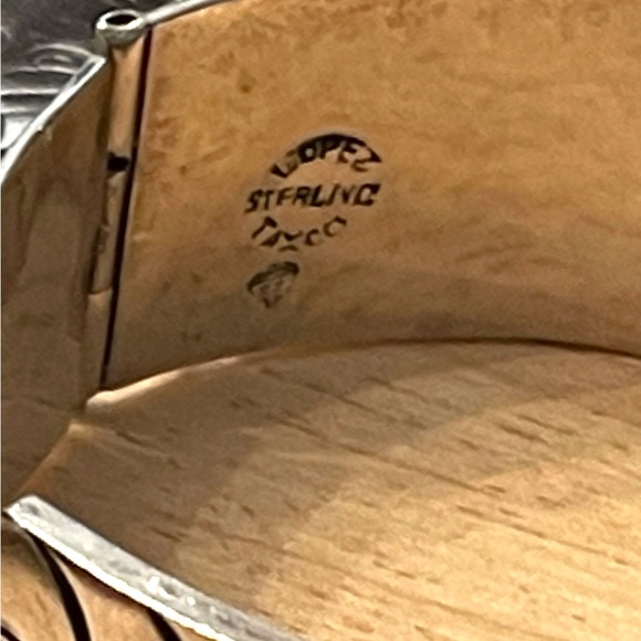 Vintage 1950s Gerardo Lopez Taxco Mexico Sterling silver 925 Rare Parure 4 pcs - Picture 13 of 17